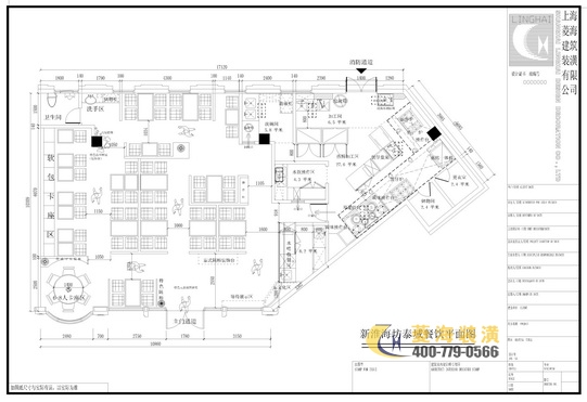 泰國(guó)餐廳設(shè)計(jì)平面圖