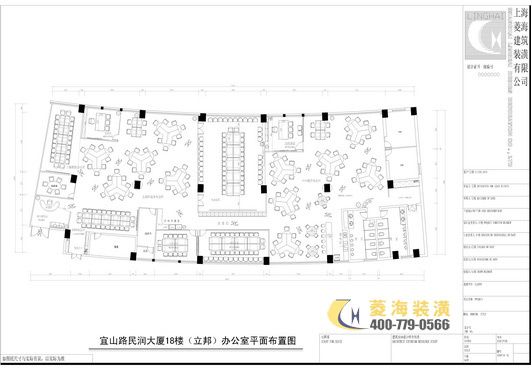 辦公室設計平面布置圖
