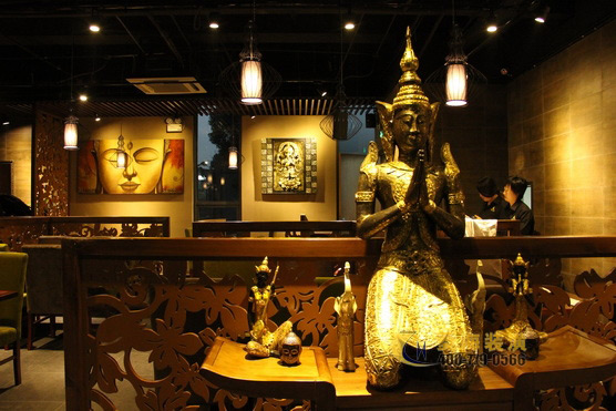 泰國(guó)餐廳前廳設(shè)計(jì)