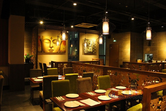 泰國(guó)餐廳隔斷設(shè)計(jì)