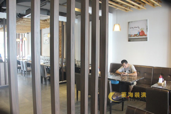 韓國料理店隔斷設計效果圖